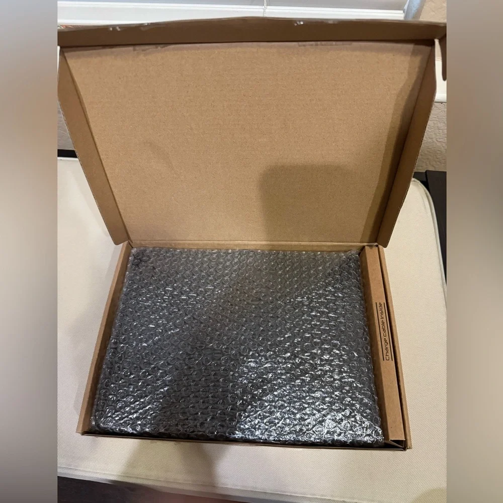 Sleek Black Tablet Keyboard with Protective Case